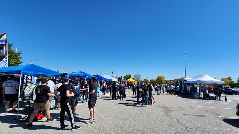 KC Cauldron Decision Day Tailgate picture from 2022 with all supporters sub-groups in attendance. Photo Credit: Peaty Romano @peatpics